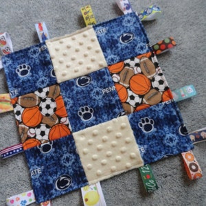 Penn State University/Penn State Sensory Lovey/Penn State Baby Shower/Penn State Baby Gift/Nittany Lions/Penn State/I Spy Lovey/Penn State U