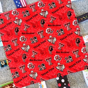 Agricultural and Mechanical College of Texas/Texas Tech/Texas Tech University/The Masked Rider/Raider Red/Texas Tech Baby Gift/I Spy Lovey