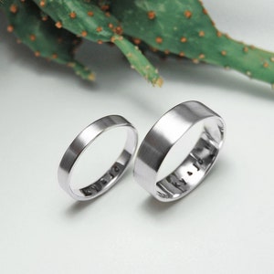 silver personalised eternity rings