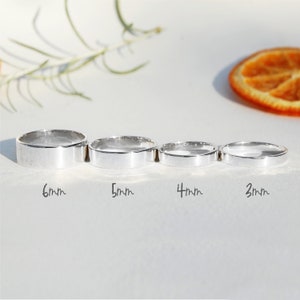 silver personalised eternity rings