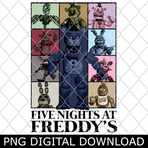 Five Ni!ghts At Freddy Eras Style Png, Freddy Faz!bear Bonnie Chica Png, Freddy Video Game Png, Funny Freddy Png