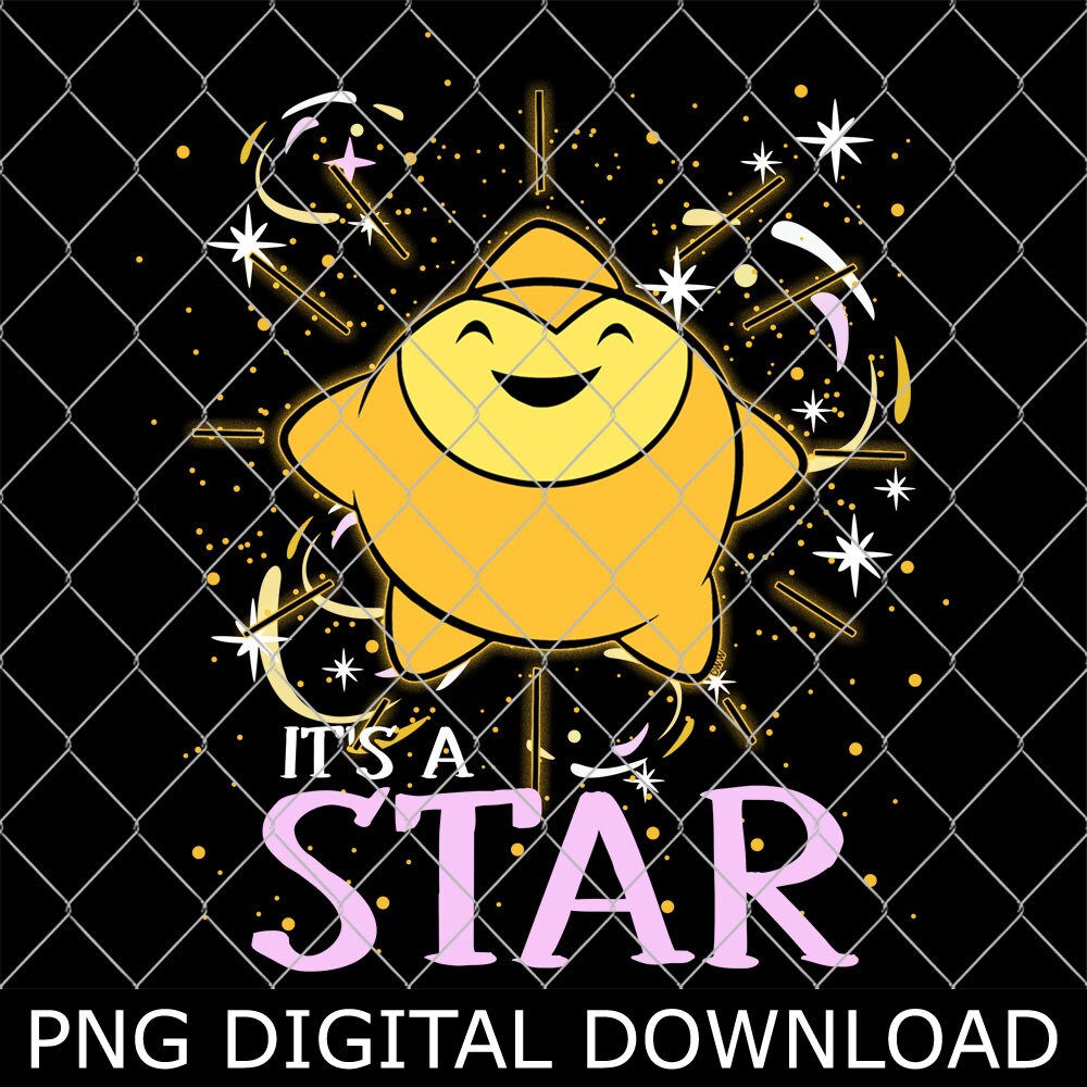 Star Wish Movie Png, Retro Star Wish I'm A Star Png, Magic Kingdom Star