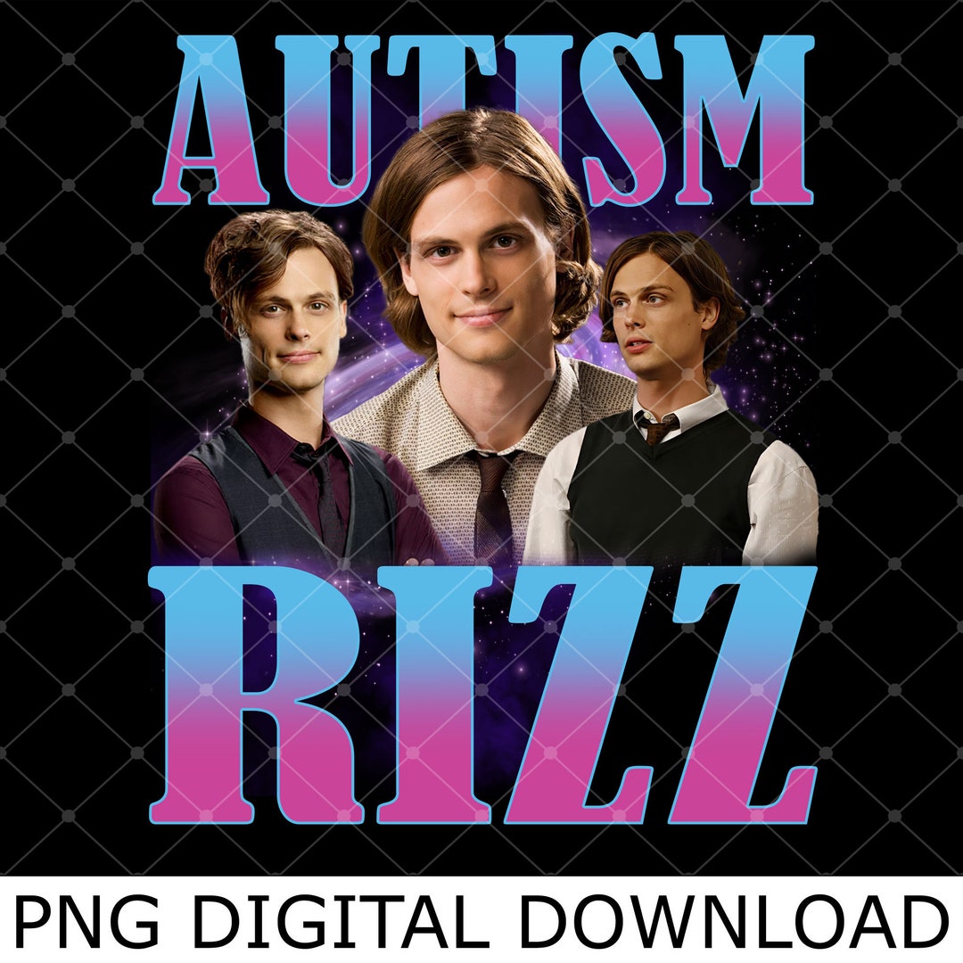 Autism Rizz Spencer Reid Vintage Png, Spencer Reid Png, Spencer Reid Autism Rizz Png Etsy
