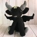 Crochet Baphomet, Baphomet Doll, Baphomet Plush, Occult Plush, Cute Baphomet, Handmade Baphomet, Spooky Doll, Ready to Ship