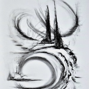 Charcoal IX... originale Zeichnung