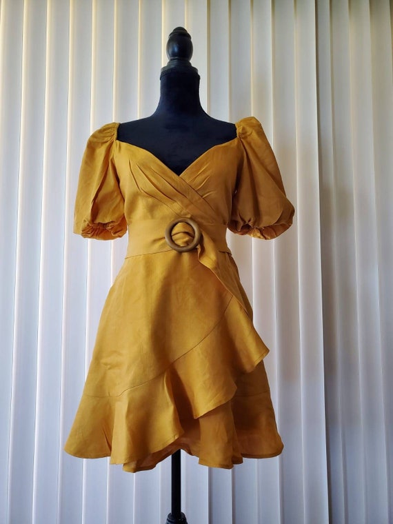 Lillian Dress Yellow Size 18 – Behida Dolić Millinery, 47% OFF