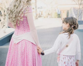 Girls Bamboo Princess Dress | Bamboo Summer Dress for Girls | Lightweight Dress | Disney Princess Dress | Pink Dress