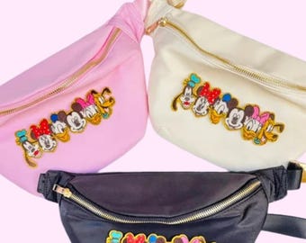 Large Mouse and Friends Fanny Pack | Sensational Six Bag | Mickey Bag | Disney Fanny Pack | Disney Belt Bag