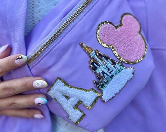 Custom Fanny Pack | Disney Fanny Pack | Personalized Bag | Patch Bag | Crossbody Bag | Belt Bag with Patches | Park Bag