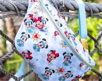 Cruise Fanny Pack | Disney Cruise Fanny Pack | Disney Fanny Pack | DCL Bag | Disney Cruise Bag | Disney Belt Bag | Kids & Adult Sizes