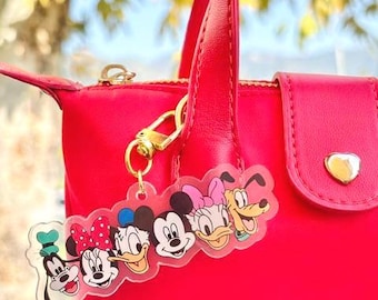 Mickey and Friends Keychain | Disney Bag Charm | Sensational Six Bag Charm | Disney Keychain