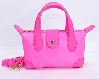 Mini Pink Crossbody Bag | Small Pouchette Bag for Women | Disney Crossbody Pouchette | Mini Bag