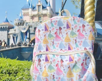 Princess Backpack | Disney Backpack | Adult Backpack | Kids Backpack | Disney Park Bag | Princess Bag