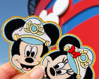 DCL Patch | Sailor Mickey and Minnie Patch | Cruise Patch | Disney Patch