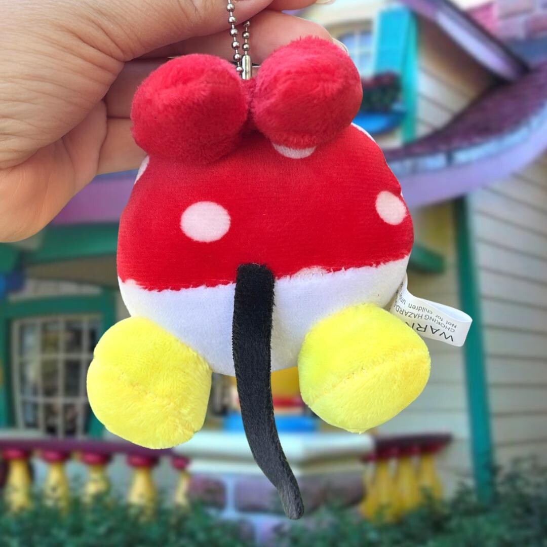 Minnie Plush Bag Charm | Disney Bag Charm | Minnie Mouse Keychain