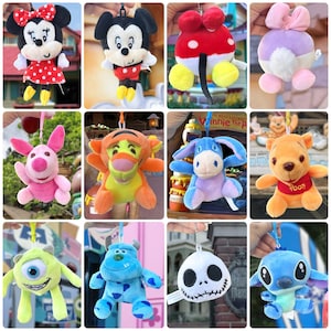 NEW! Character Plush Bag Charms | Magical Bag Charm | Theme Park Keychain | Fanny Pack Charm | Plushies | Character Plushie