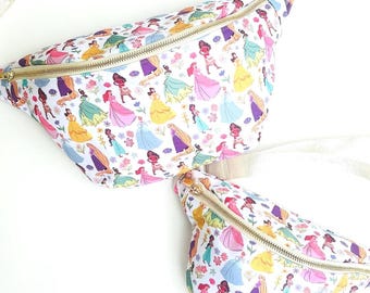 Princess Fanny Pack | Mommy and Me Belt Bags | Disney Fanny Pack | Princess Bag | Disney Princess | Kids Fanny Pack | Disney Belt Bag