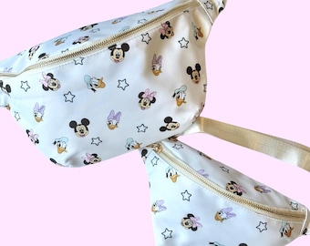 Characters Fanny Pack | Mommy and Me Belt Bags | Disney Fanny Pack | Mickey Fanny Pack | Kids Fanny Pack | Disney Belt Bag