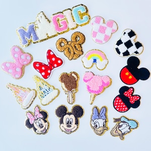Magical Patches | Chenille Iron On Patch | Mouse Patch | Disney Patches | Fanny Pack Patches | Disney Chenille Patches