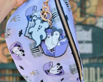 Haunted Mansion Fanny Pack | Disney Fanny Pack | Disney Belt Bag | Halloween Fanny Pack | Mickey Ghost Belt Bag | Disney Halloween Bag