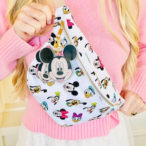 Sensational Six XL Belt Bag | Disney Fanny Pack | Mouse and Friends | Magical Theme Park Fanny Pack