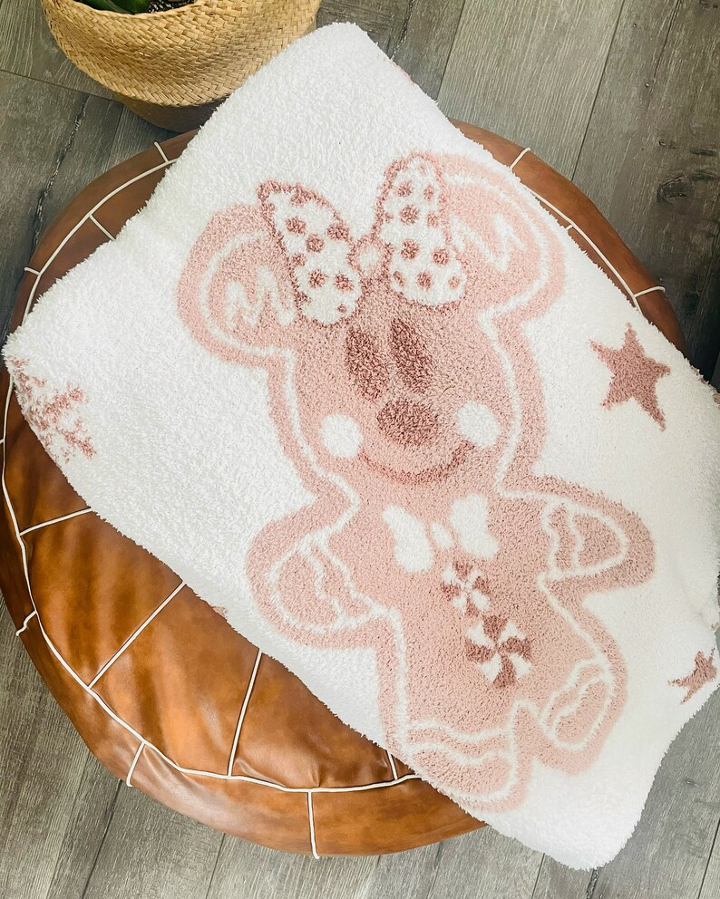 Disney Mouse Throw Blanket Soft Cozy Throw Blanket Neutral Winter