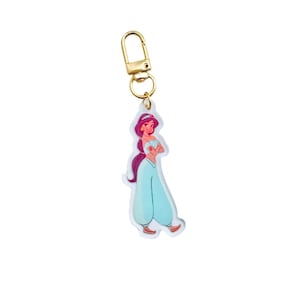 NEW! Princess Bag Charms | Magic Carpet Princess Bag Charm | Princess Keychain | Theme Park Keychain | Fanny Pack Charm