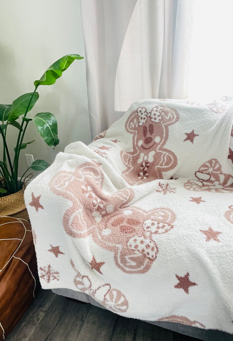Disney Mouse Throw Blanket Soft Cozy Throw Blanket Neutral Winter