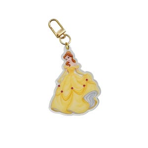 NEW! Princess Bag Charms | Rose Princess Bag Charm | Princess Keychain | Theme Park Keychain | Fanny Pack Charm