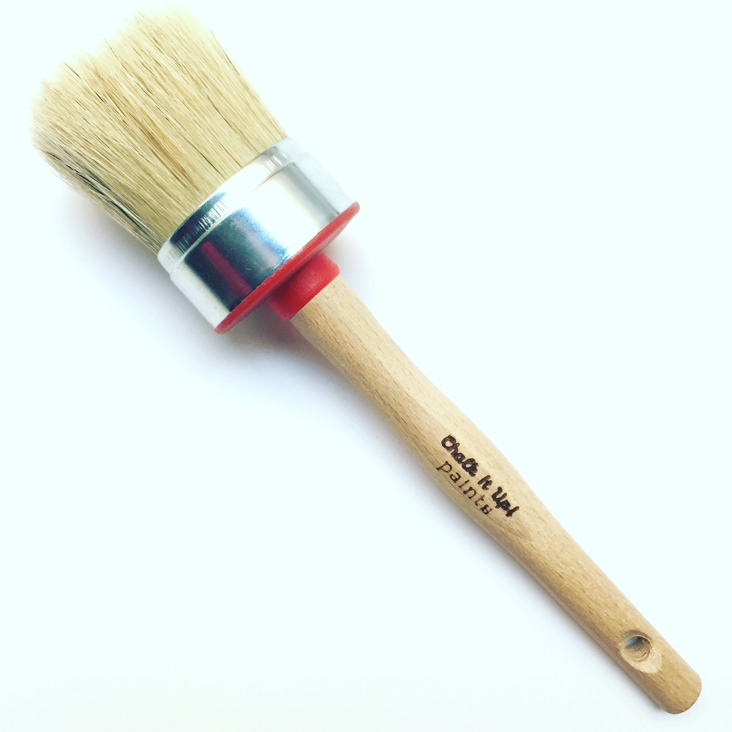 Chalk Finish Paint Brush Natural Bristle Brush Waxing & Etsy