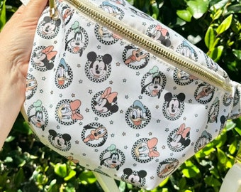 OG Park Pals Fanny Pack | Pre-Order | Belt Bag | Mouse and Friends | Large Crossbody Bag | Magical Park Bag