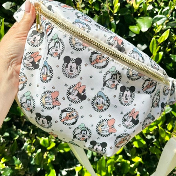 OG Park Pals Fanny Pack | Pre-Order | Belt Bag | Mouse and Friends | Large Crossbody Bag | Magical Park Bag