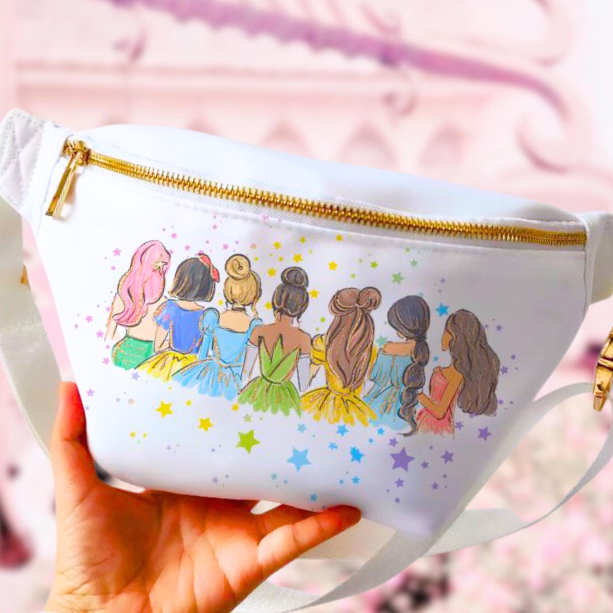 Disney Princess Disney Fanny Pack Loungefly NEW! Large Princess
