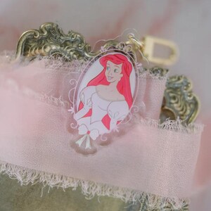 Disney Princess Keychain | Princess Bag Charm | Disney Bag Charm | Disney Keychain | Cute Princess Charm for Girls | Disneyland Keychain image 5