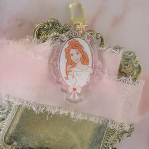 Disney Princess Keychain | Princess Bag Charm | Disney Bag Charm | Disney Keychain | Cute Princess Charm for Girls | Disneyland Keychain image 8