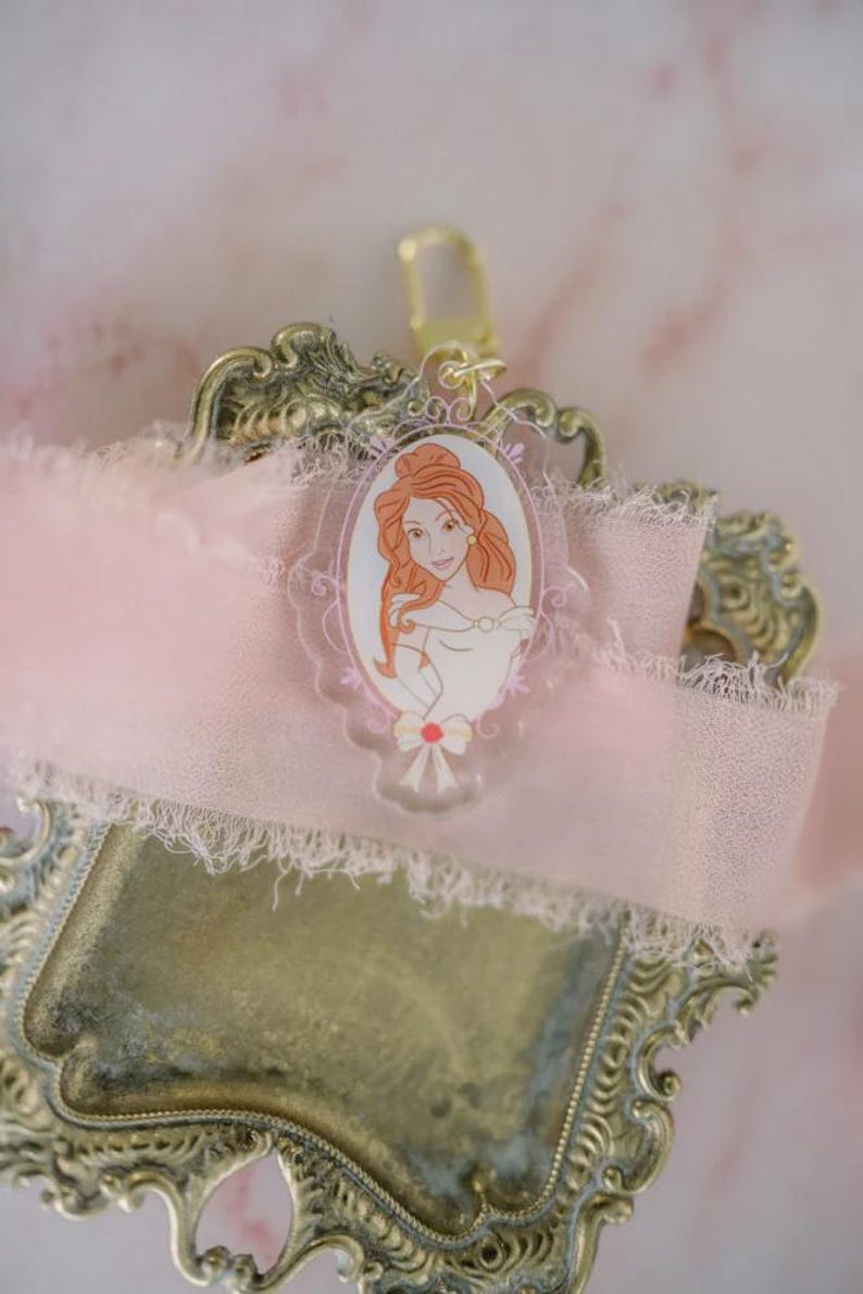 Disney Princess Keychain | Princess Bag Charm | Disney Bag Charm | Disney Keychain | Cute Princess Charm for Girls | Disneyland Keychain image 8