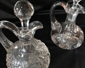 Cut crystal cruet - Victorian dining
