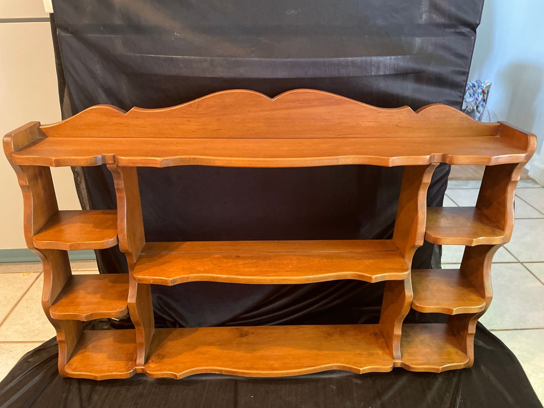 Wall Display 3 Shelfplate bric a Brac Shelves Cubby Etsy