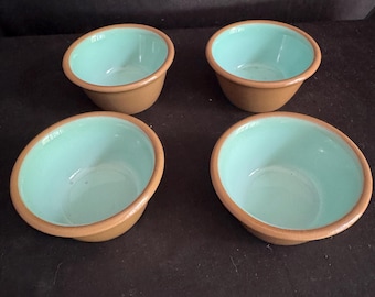 Stoneware  ramekin set 4 , Bakeware , cookware , Crème brûlée