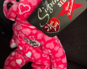 I Love Lucy beanie Baby Bear collectible Critters Limited Edition