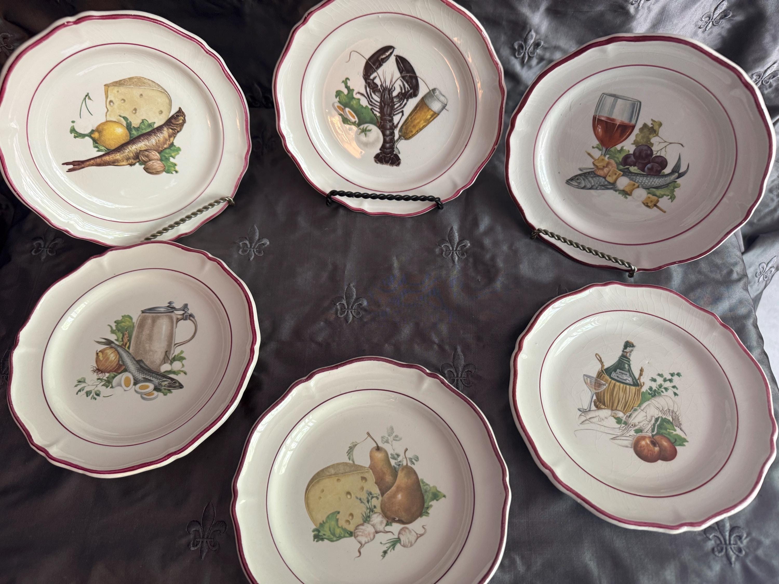 Saint Amand France Plates - Etsy
