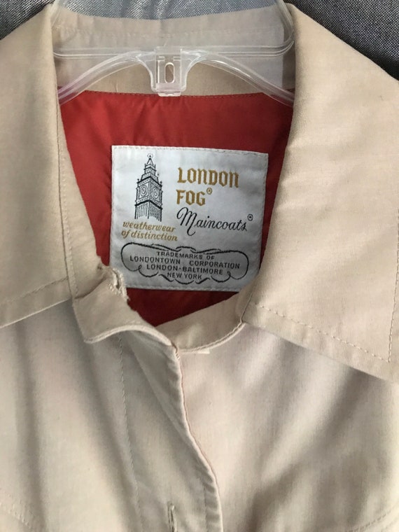 Women , London fog , trench coat , full length ra… - image 1