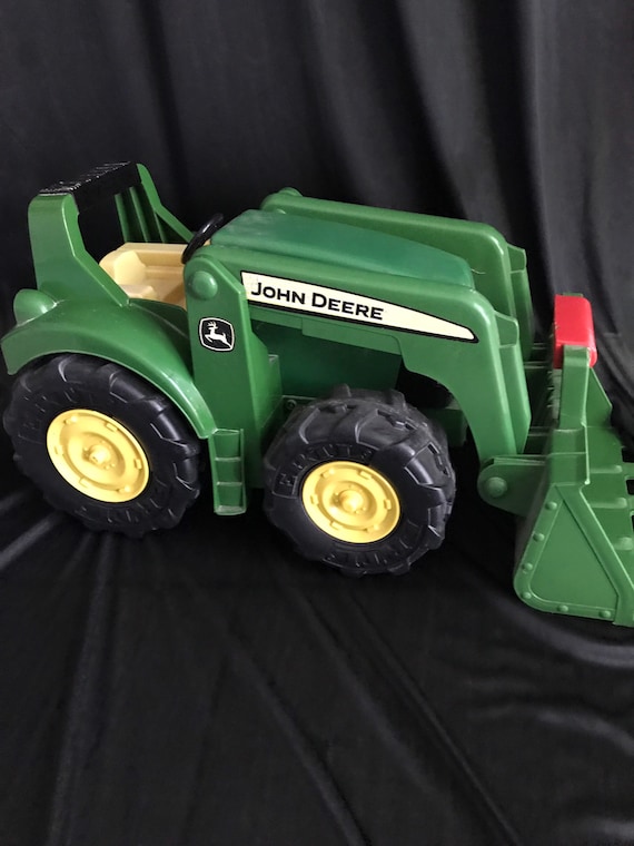 Toy Truck John Deere big Scoop front Plow Backyard Truck Indoor Outdoor Farming Truck Play Pretend Childs Toy Truck Etsy