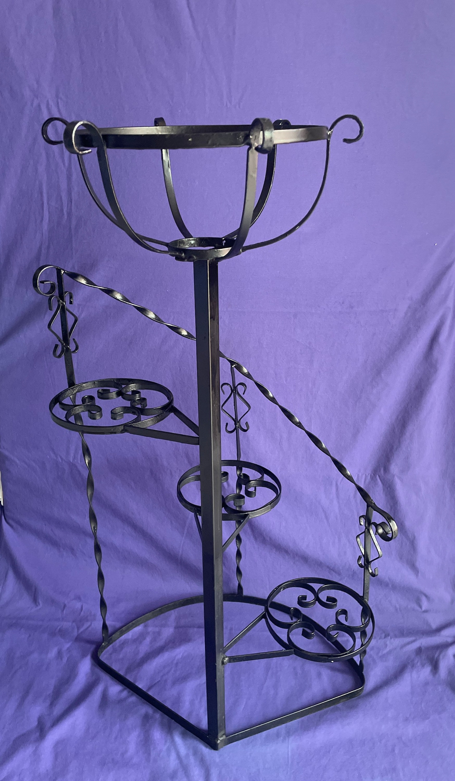 Spiral Staircase Plant Stand 3 Tiered center Planter Pot Etsy