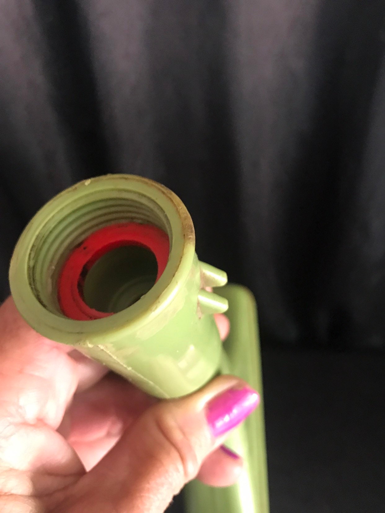 Vintage Sprinkler Hose Adapter nozzle attachment Avocado Etsy