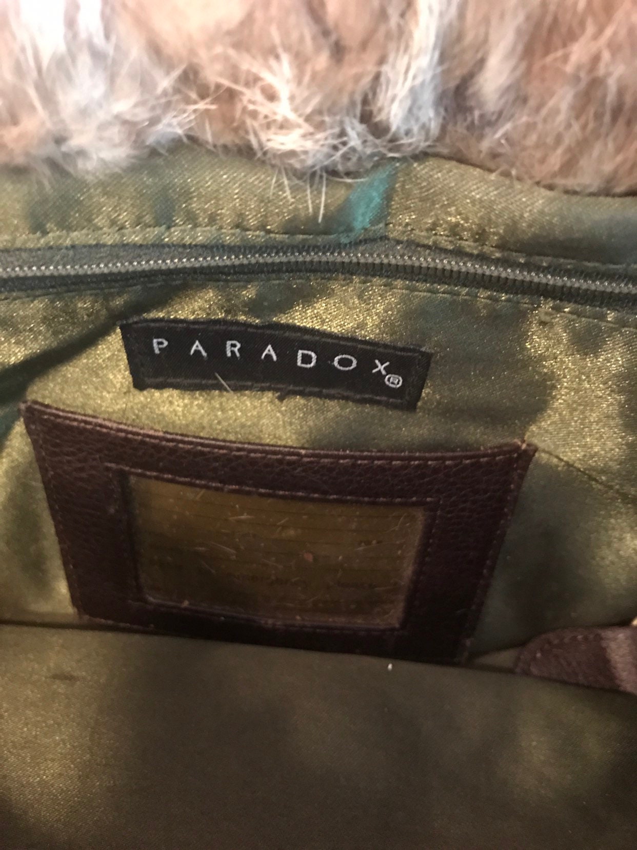 Paradox London Dionne Champagne Shimmer Box Clutch Bag