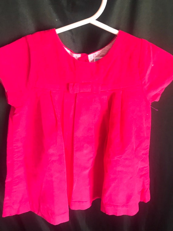 Designer Girls corduroy dress , Jacadi ,Paris,pink
