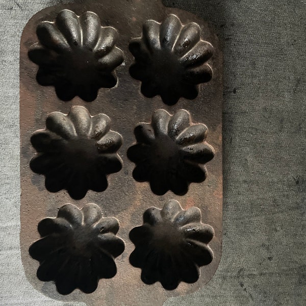 Cast Iron Muffin Pan Etsy