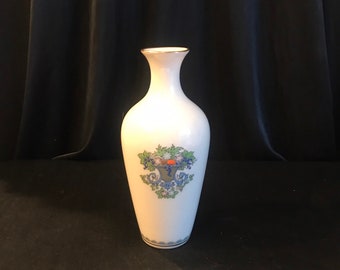 Lenox bud vase -Autumn collection - gold trim - bone china