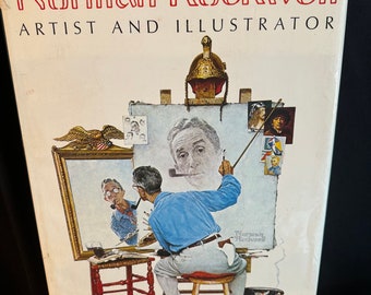 Norman Rockwell Book , Artist & Illuatrator Hard Cover , Very